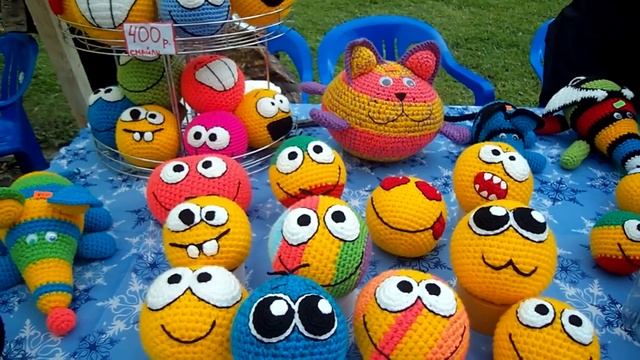 Вязаные смайлики Madtoys.ru смотреть онлайн