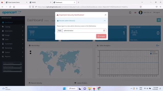 OpenCart Installation смотреть онлайн