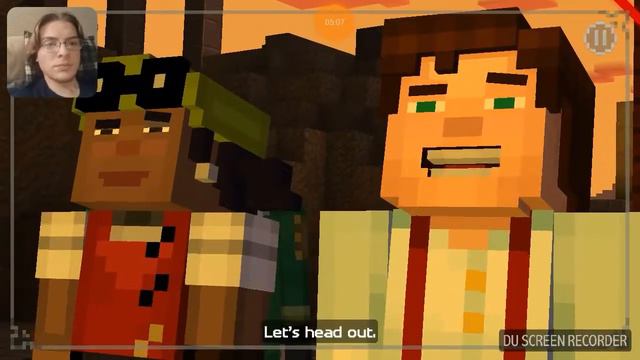 Minecraft story mode episode 1 part 9.... Magnus or Ellegard? смотреть онлайн