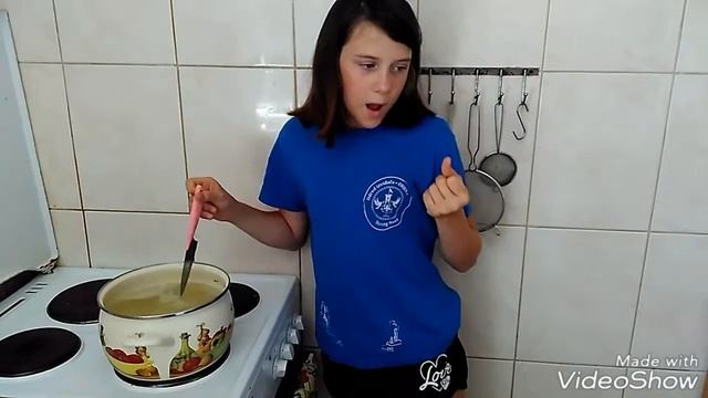 Суп из печёного перца и цветной капусты (на русском)