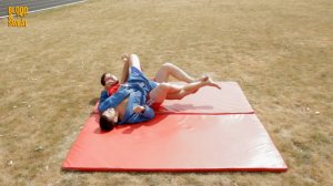 Самбо. Три болевых на ногу из партера. Sambo. Three leg submissions.