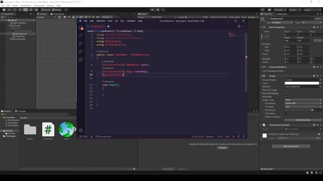 How To Make Countdown Timer And Game Over Screen in Unity 2D смотреть онлайн