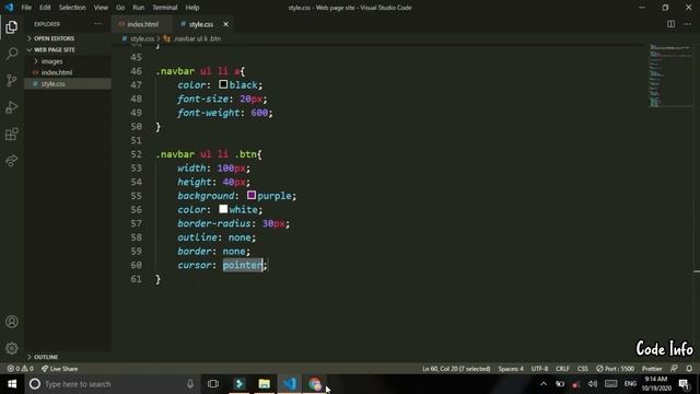 Create Website Page using HTML and CSS | SVG Design | By Code Info смотреть онлайн