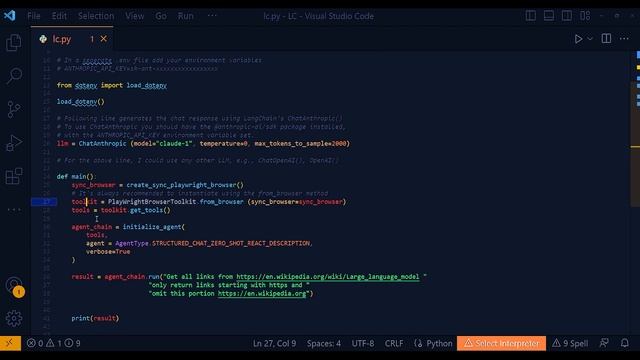 Web scraping with Large Language Models (LLM)-AnthropicAI + LangChainAI смотреть онлайн