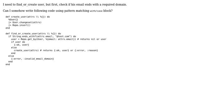 Code Review: Elixir/Ecto find_or_create with custom error смотреть онлайн
