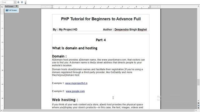 PHP Tutorial for Beginners to Advance Full Course what is domain and hosting Part 4 смотреть онлайн