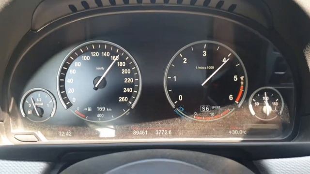 Bmw 5 F10 2.0d Twinturbo Xdrive Acceleration 0-210