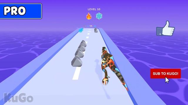 NOOB vs PRO vs HACKER - Dino Evolution Run 3D смотреть онлайн