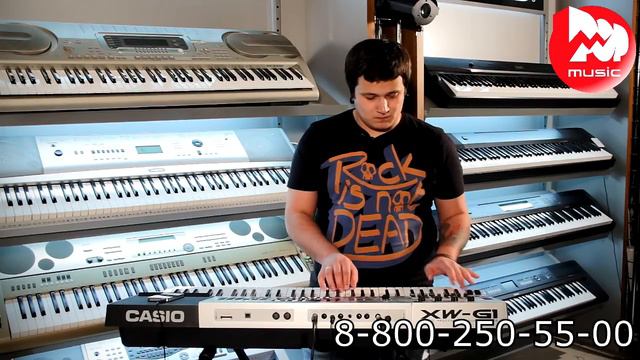 Синтезатор CASIO XW-G1 смотреть онлайн