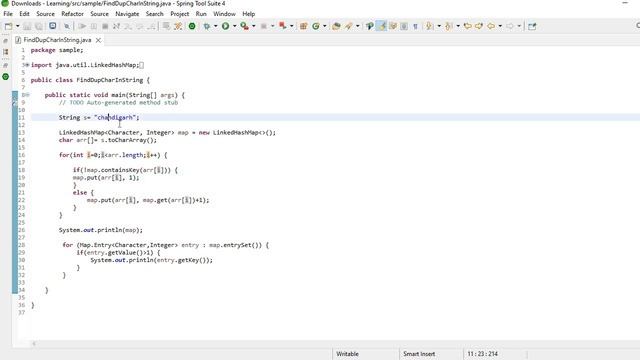 Duplicate Character in String with JAVA смотреть онлайн