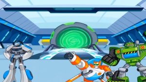 Трансформеры Наперегонки с бедой Transformers Rescue Bots покупаем нового Бота спасателя Квикшедоу