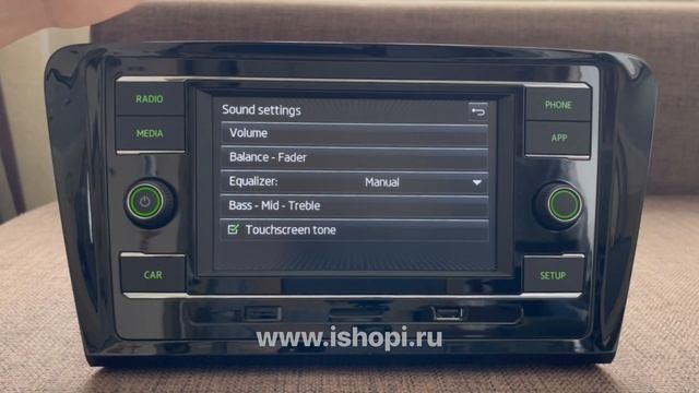 Штатная магнитола Skoda Octavia A7 с Carplay MirrorLink