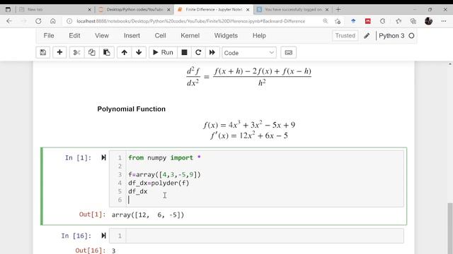 Finite Difference in Python (Part-1) смотреть онлайн