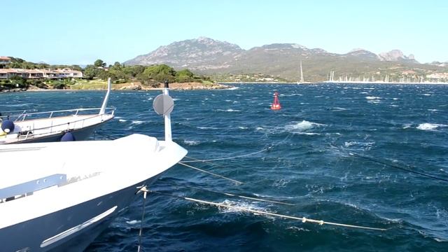 Mistral winds in Porto Rotondo, Sardinia 1) смотреть онлайн