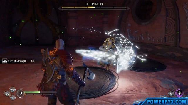 God Of War Ragnarok - The Maven Boss Fight (No Mercy Difficulty)
