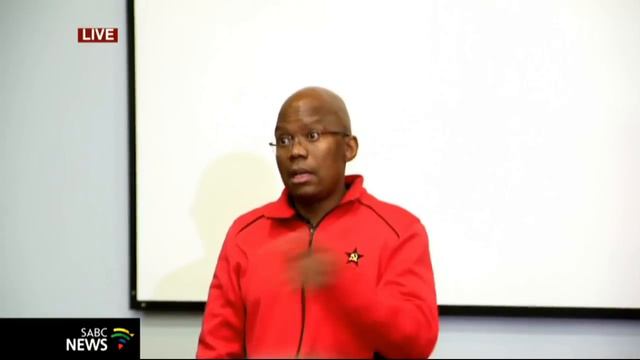 SACP's General-Secretary, Dr Blade Nzimande briefs the media ahead of the national congress смотреть онлайн