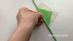 Стебель для цветов из бумаги | Как сделать Цветочный стебель | Поделки из бумаги