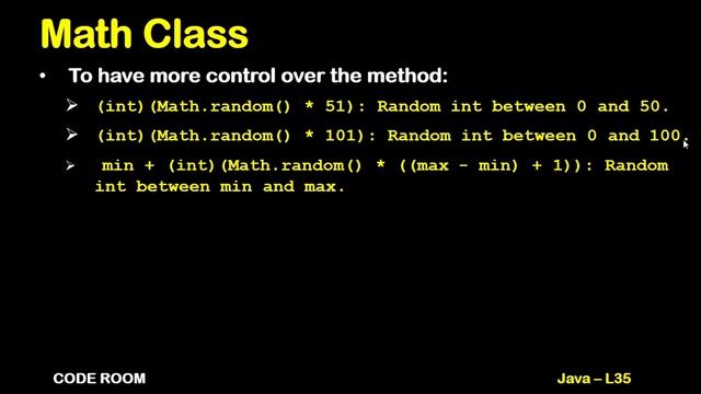 JAVA MATH CLASS | GENERATE RANDOM NUMBERS IN JAVA | L-35 | JAVA COURSE FOR BEGINNERS 2023 смотреть онлайн