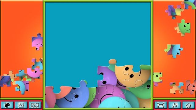 Happy animated Puzzle game for kids & children. смотреть онлайн