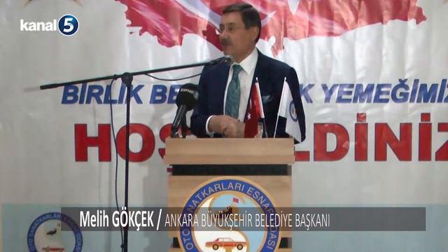 MELİH GÖKÇEK'İN KATILIMLARIYLA ANKARA OTO SANATKARLAR BİRLİK BERABERLİK YEMEĞİ смотреть онлайн