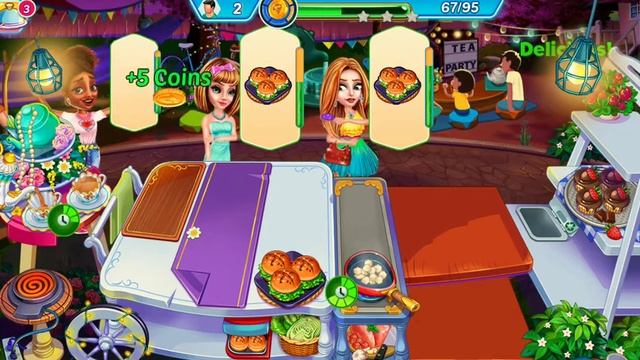 Cooking Party Level .1. 7. Restaurant Craze Chef Fever Game смотреть онлайн
