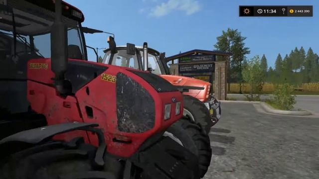 ТРАКТОР МТЗ-1523 ДЛЯ FARMING SIMULATOR 2017 смотреть онлайн