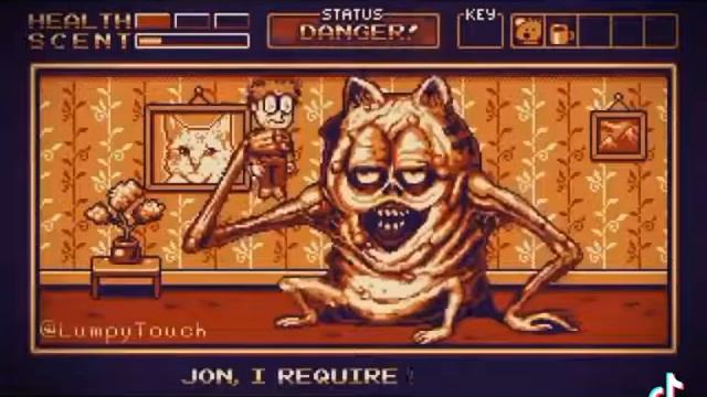 страшный гарфилд