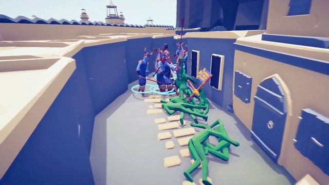 MEDIEVAL TEAM AND VIKING TEAM vs NORMAL ZOMBIE 🧟 | Totally Accurate Battle Simulator TABS смотреть онлайн