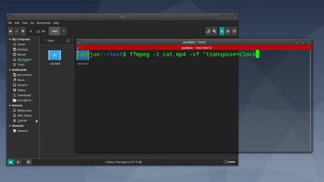 Convert Vertical Video To Horizontal In Linux ffmpeg смотреть онлайн