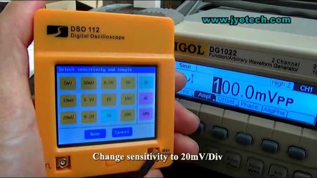 LINHKIENVN Hướng dẫn sử dụng OSCILLOSCOPE DSO112 touch panel смотреть онлайн