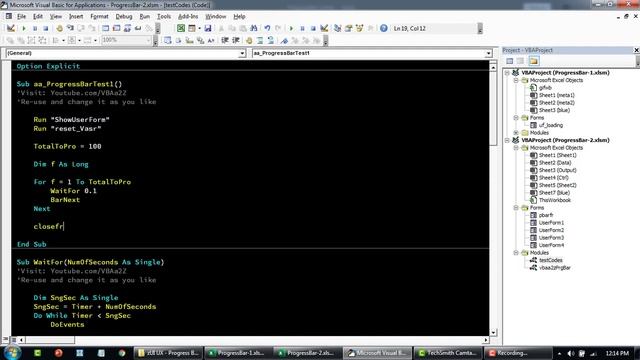 VBA UI UX-14: Advanced VBA Progress Bars for Office applications смотреть онлайн