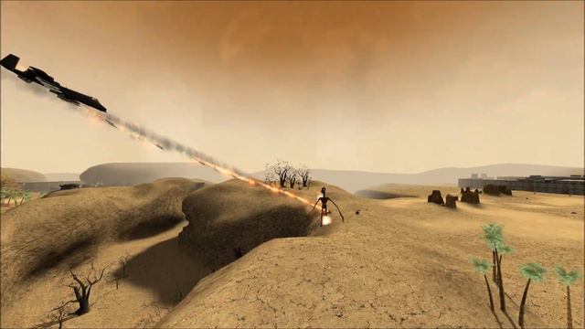 Battle in the Desert Siren Head VS Military Soldiers & Aircrafts SNPC Battle Garry's Mod смотреть онлайн