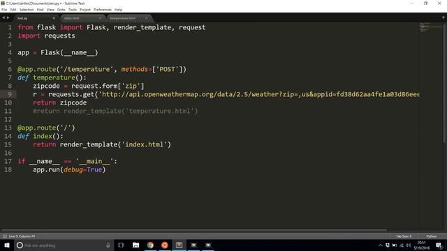 Python Requests Tutorial - How to Call a Weather API смотреть онлайн