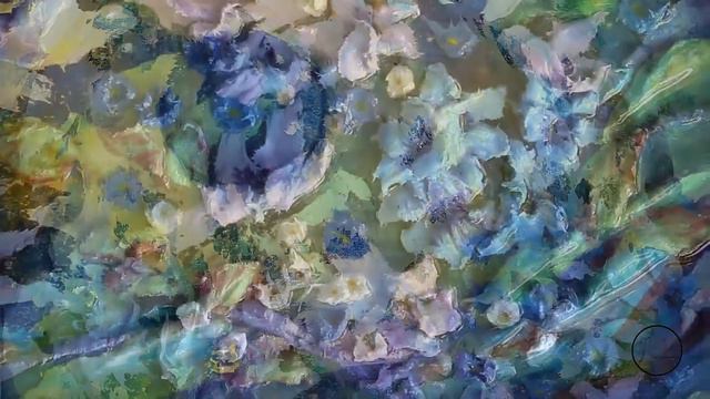 Картина ДЕЛЬФИНИУМЫ смотреть онлайн