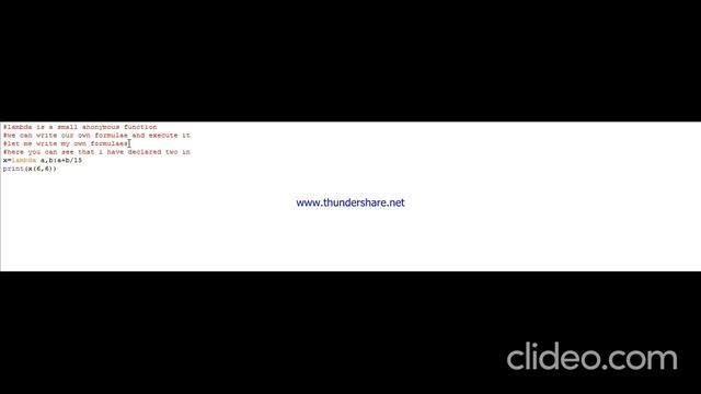Python lambda смотреть онлайн