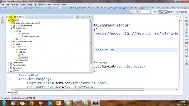 JSF Ajax смотреть онлайн