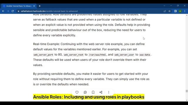 Mastering Ansible Roles: Understanding Role Variables, Defaults, and Including in Playbooks смотреть онлайн
