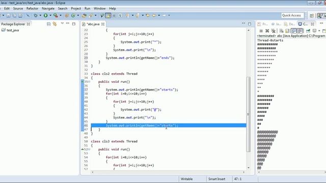 22 SET NAME SET PRIORITY TO THE MULTIPLE THREAD IN JAVA BY SUDHAKAR смотреть онлайн