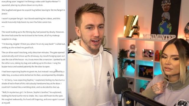 READING DISTURBING FAN FICTION ABOUT US! смотреть онлайн