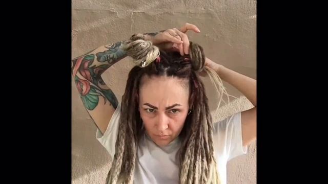 Как сделать шишку из дред смотреть онлайн