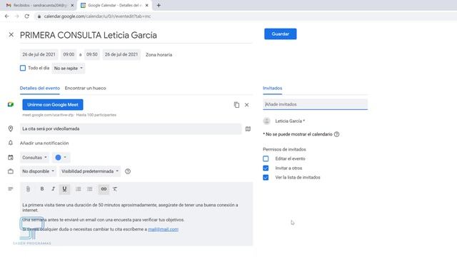 ? Agenda CITAS de CLIENTES con Google Calendar смотреть онлайн