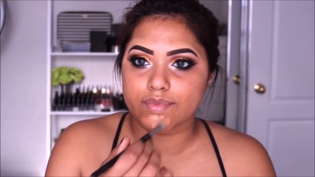 GRWM Indian Guest Makeup | Gold and Black eyes| Red Lips | смотреть онлайн