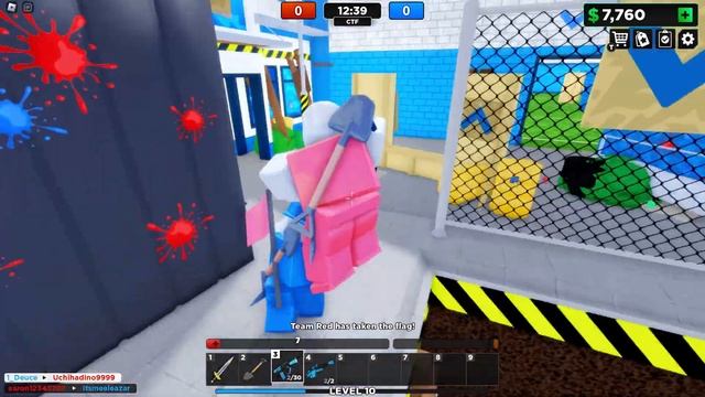 The PURPLE TEAM in Roblox FLAG WARS.. смотреть онлайн