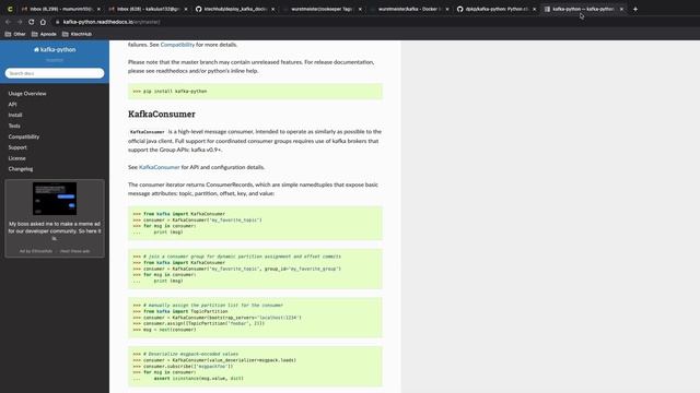 Deploy Kafka on Docker, Play with Kafka using Python смотреть онлайн