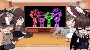 Williams family reacts to afton family | Gacha club | Moonxmochi |