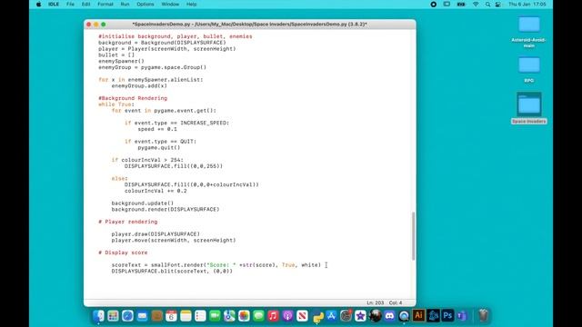 How to Make Space Invaders in Python using Pygame - Part 4 смотреть онлайн