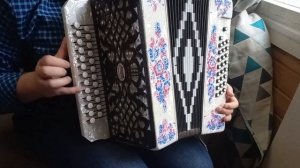 ХУТОРОК (Сыпал снег буланому под ноги) / Разбор на гармони с цифрами