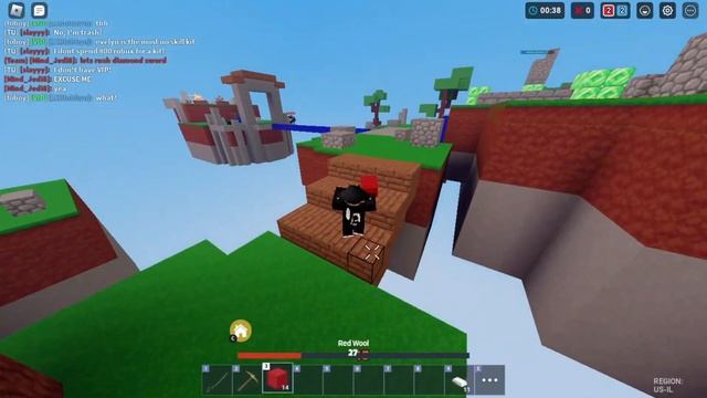 I used the MR TOILET ANIMATION in ROBLOX BEDWARS смотреть онлайн