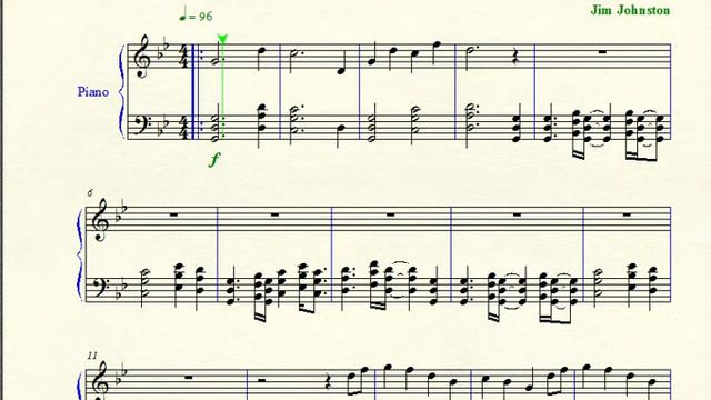 Wrestling Piano Theme Sheet Music - "Reborn" (Curtis Axel WWE Theme) смотреть онлайн