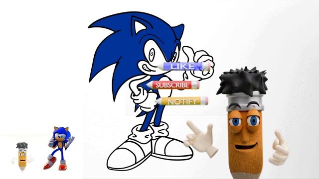 How to Draw Sonic смотреть онлайн